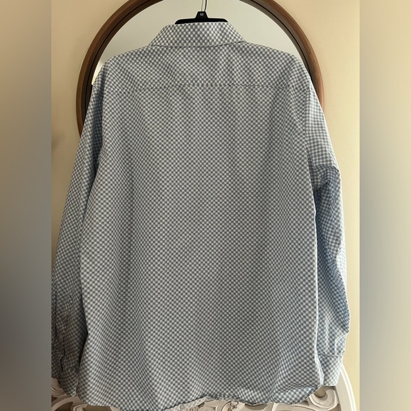 Apt 9 Light Blue and White Button Down Shirt XL slim - Picture 4 of 5